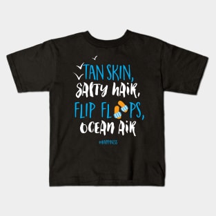 Seaside Holiday Quote Kids T-Shirt